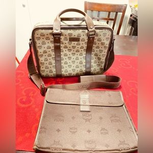 MCM laptop messenger bags